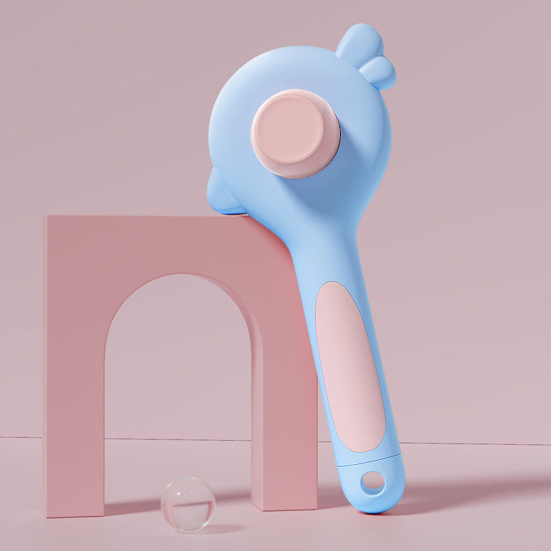 Dual-Function Pet Grooming Brush for Massage and Hair Removal