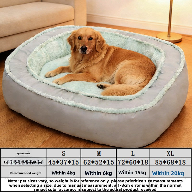Semi-enclosed warm dog and cat bed, detail photo 15