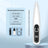 Rechargeable Paw Hair Shaver with LED Light and Ceramic Blade