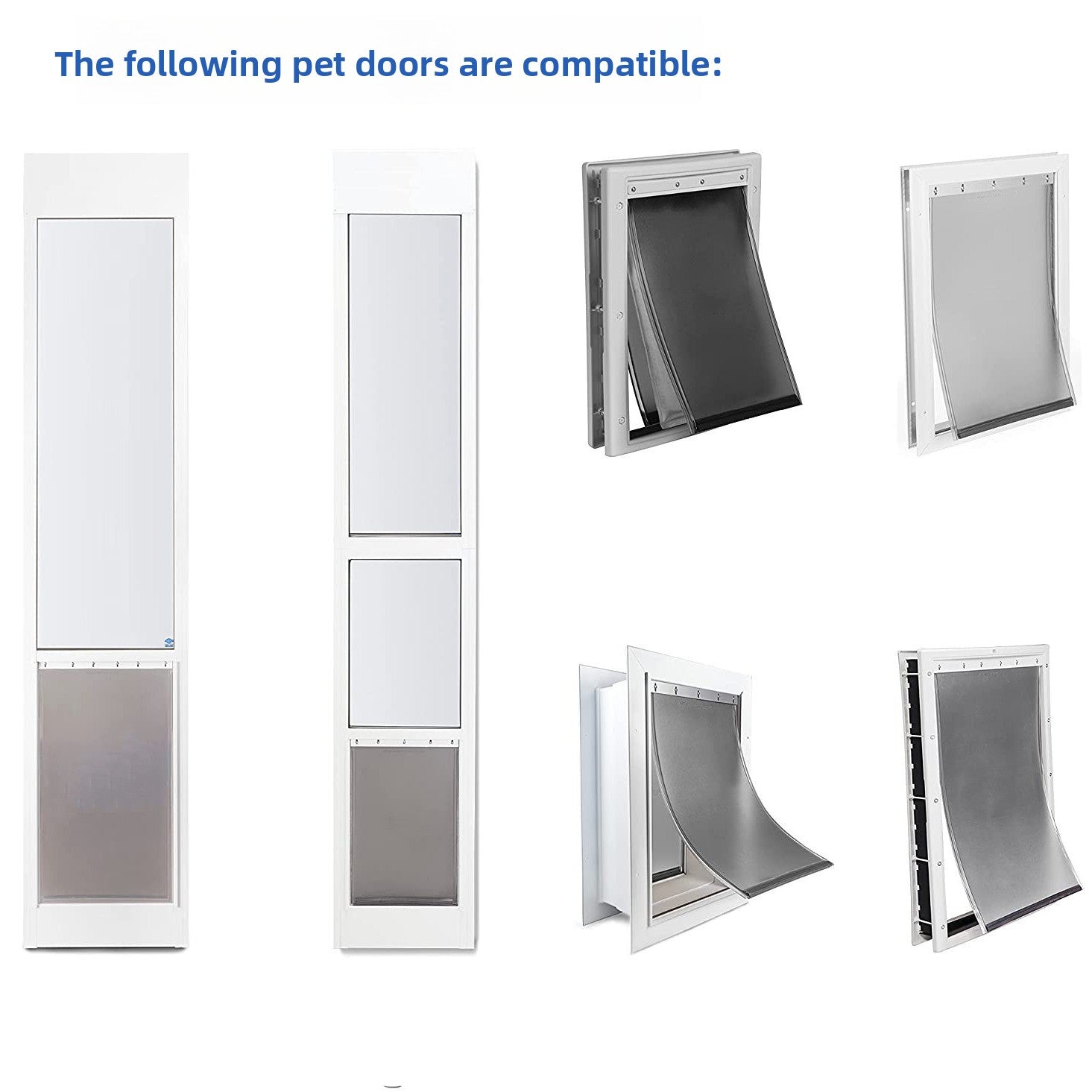 Soft flexible plastic pet door flap for cats and dogs, photo 4