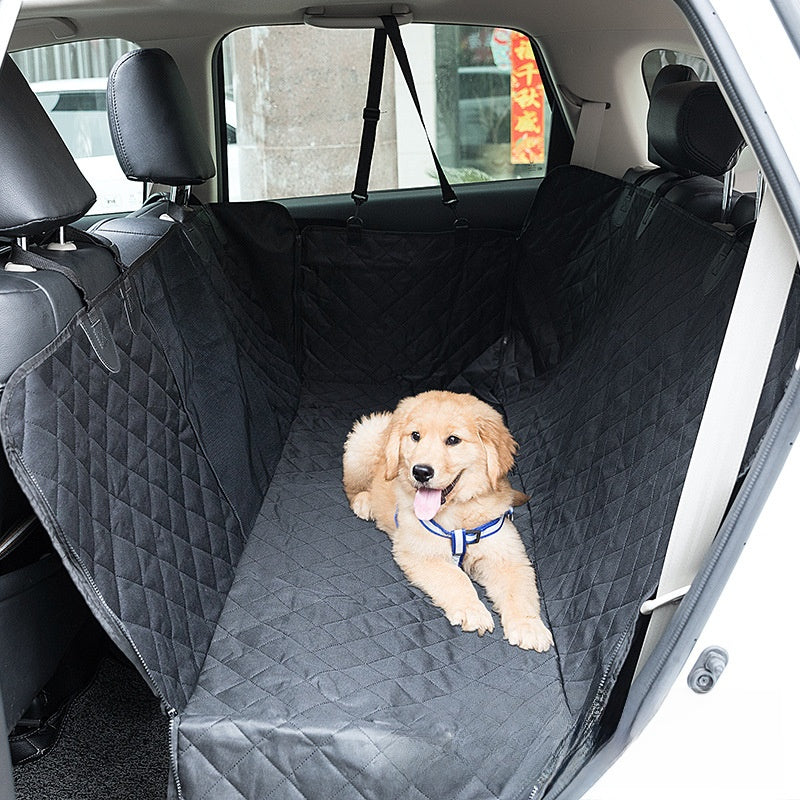 Waterproof Dog Car Seat Cover with Mesh Window, Oxford Fabric