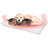 Yellow lamb fleece self-warming pet mat for cats and dogs
