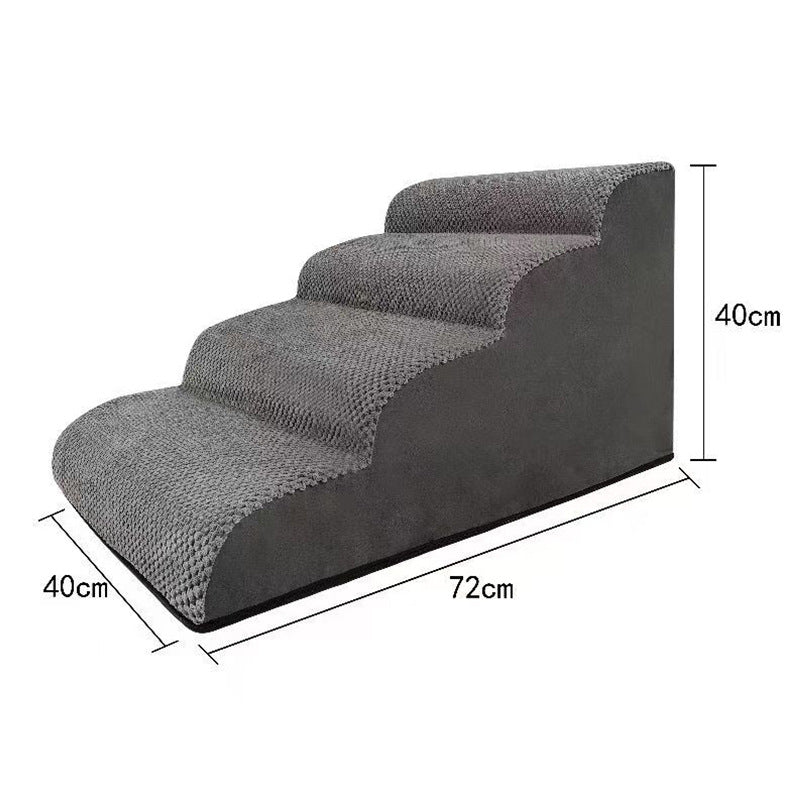 Soft sponge pet steps with fabric cover, detail photo 4