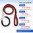 Braided nylon rope dog lead, ideal for walks, training and hiking