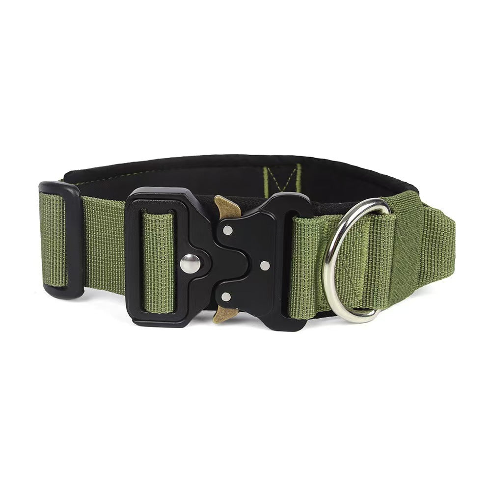 Tactical dog collar with control handle, main product photo