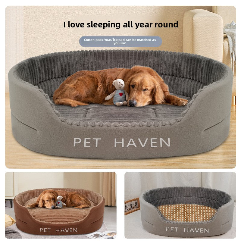 Soft PP cotton pet nest bed for dogs and cats, photo 2 of 21