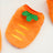 Orange carrot fleece vest for small dogs, product image 11