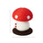 Red mushroom cat scratching post with hanging ball, photo 5 of 12