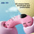 Fluffy teddy velvet half-moon pet pillow in white, product image 3