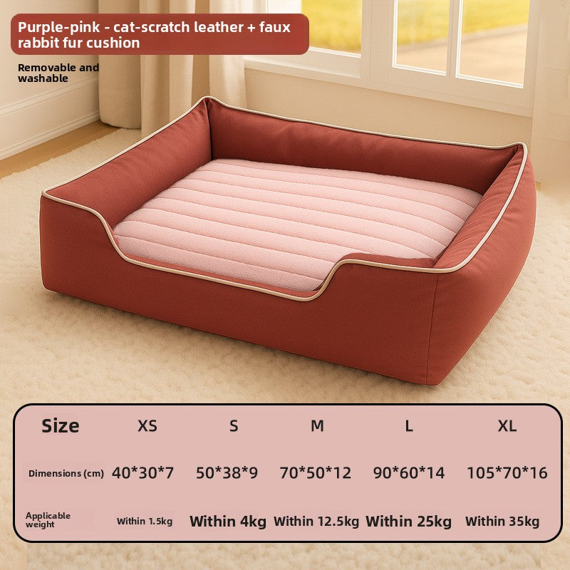 Waterproof Oxford dog crate mat with soft velvet top, photo 57 of 68