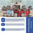 Coral fleece four-leg dog jumpsuit with holiday print in Red Style A, side view