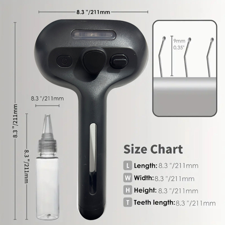 Fine Mist Pet Spray Comb to Reduce Static and Tangles in Fur