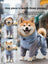 Four leg waterproof dog raincoat, available in 4 colours, sizes Small to 3XL, image 3