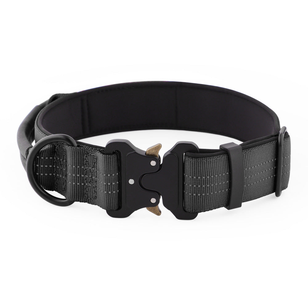 Tactical nylon dog collar with control handle, product image 6