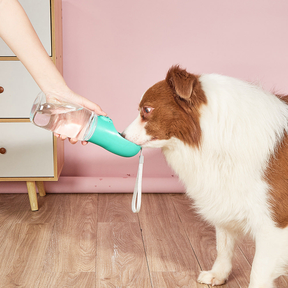 Portable Plastic Pet Water Cup for Travel and Outdoor Walks in Multiple Colours