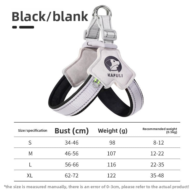 Breathable mesh Y-shape dog harness, main product photo