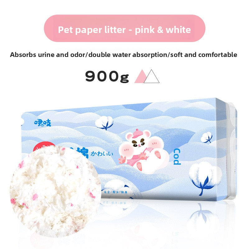Dust-Free Paper Hamster Bedding, Soft Absorbent Nesting