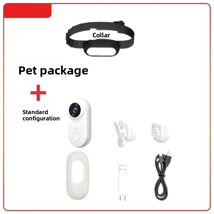 Cat Collar Camera with Direct Video Recording, Memory Options