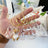 Transparent Animal Hair Memorial Keychain Pendant