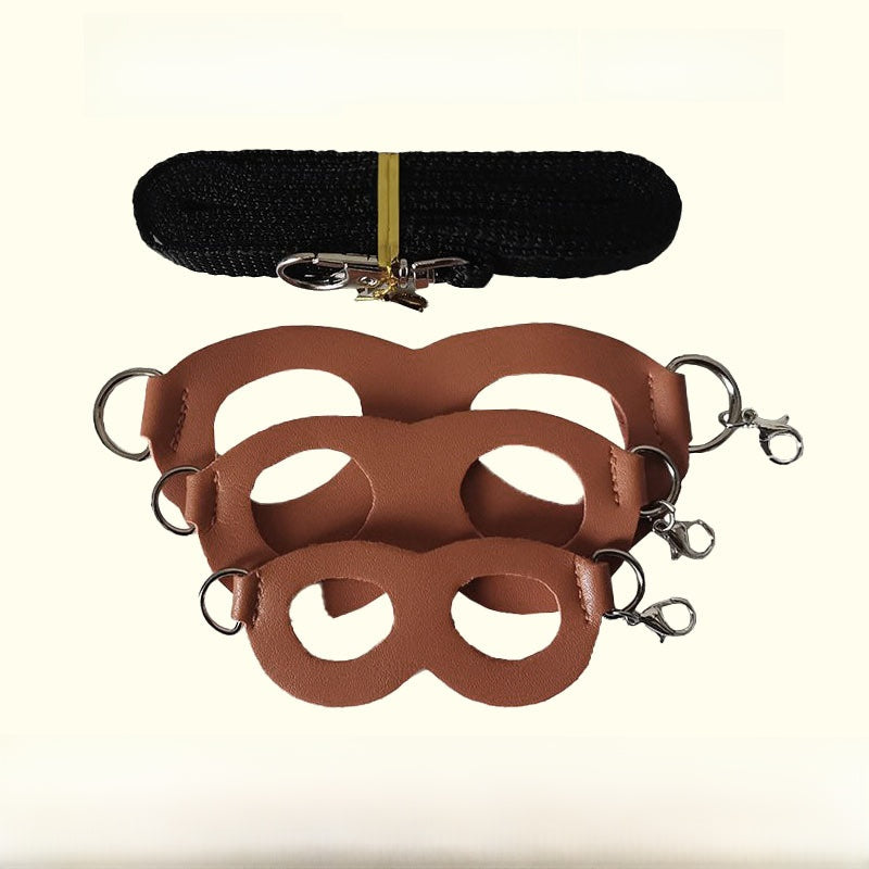 Escape-resistant faux leather lead for sugar gliders and hamsters, product image 12