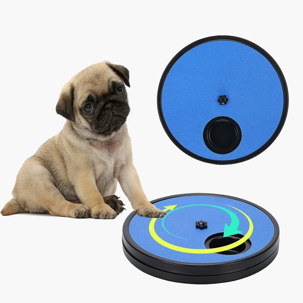 Rotating Nail Scratch Board and Slow Feeder for Small Animals