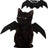Black felt bat wing Halloween costume for cats and dogs, image 1