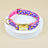 Patterned dog harness with ID tag in purple heart print, product image 77