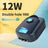 Adjustable quiet aquarium air pump with air stone kit, view 12