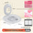 Cat Litter Box Training Kit with High Splash Guard Walls