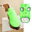 Padded button up dog vests in eleven colours