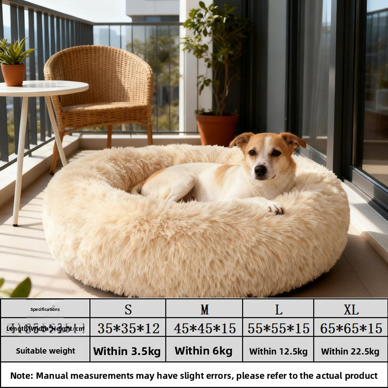 Quilted warm pet bed with cushioned base for cats and small dogs, photo 20