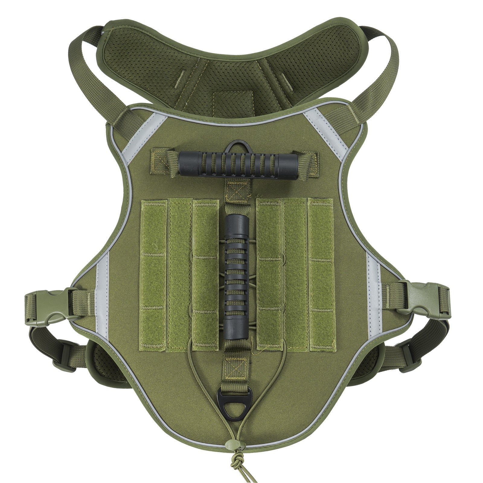 Tactical harnesses with grab handle in black, camouflage and brown