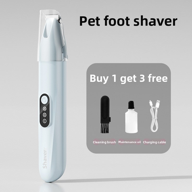 Wide Blade Pet Hair Trimmer with Dust Cover, Quiet Rechargeable