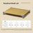 Elevated Oxford fabric camp bed for dogs, detail and texture view