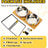 Bamboo and Wood Cat and Small Dog Bowl Set with Stainless Steel Inserts, Double or Triple
