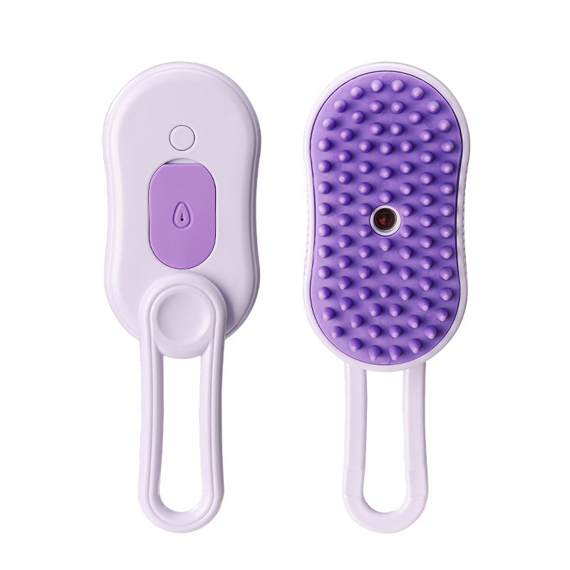 No-Bath Spray Massage Comb for Cats and Dogs, Loose Fur Remover