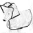 Transparent dog rain poncho with coloured trim, available in 7 colours, image 14