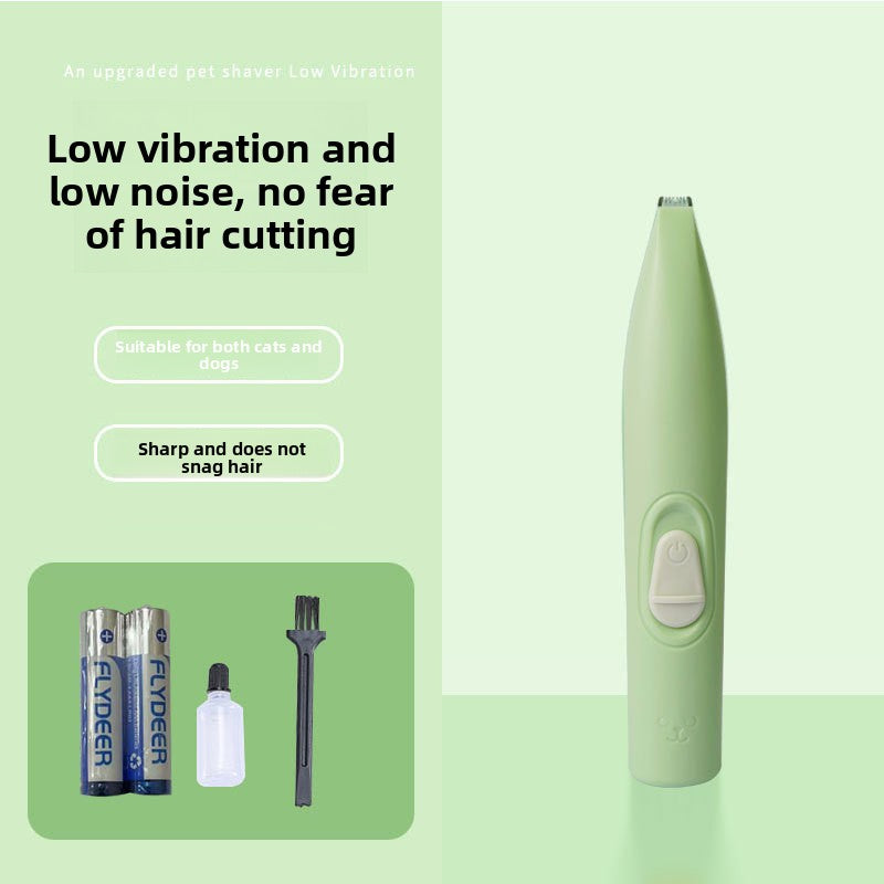 Paw Pad Hair Trimmer for Pets, Cordless with LED Light