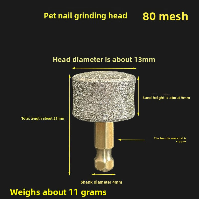 Diamond Replacement Grinding Heads for Pet Nail Grinders