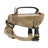 Black escape resistant cat harness with elastic lead, view 8