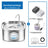 Stainless Steel Wireless Pet Water Fountain