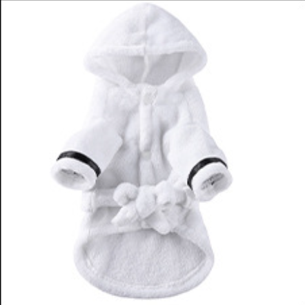 Coral fleece pet bathrobe and towel for dogs and cats, image 8