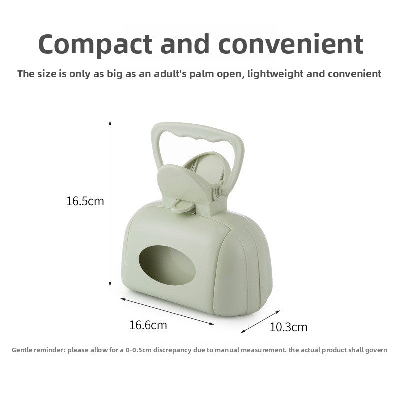 Pet Waste Collector with Bag Clamp for Dog Walks