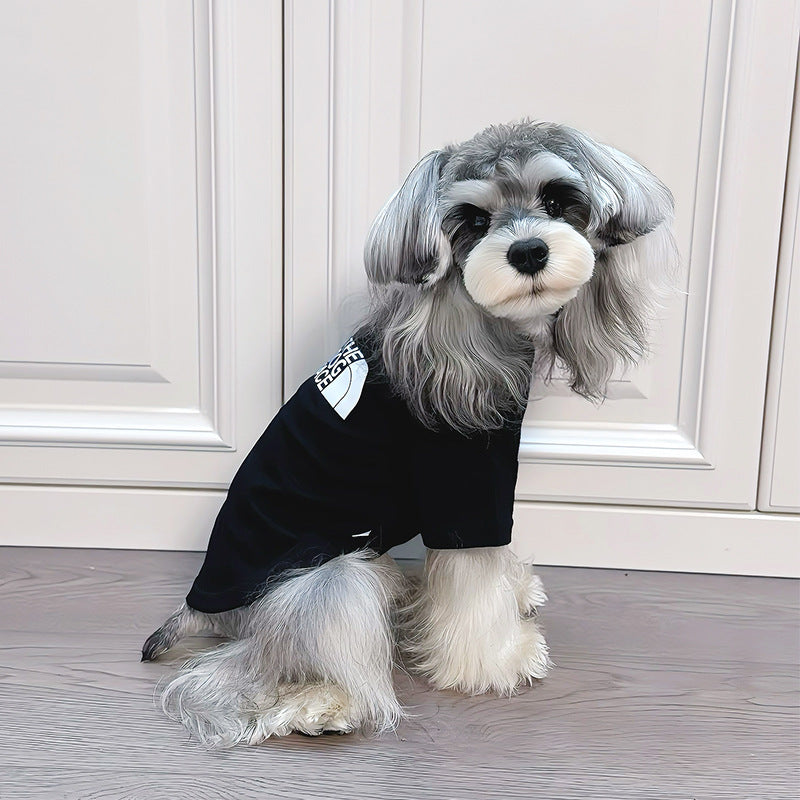 Dog face print cotton t shirt, available in 2 colours, image 18