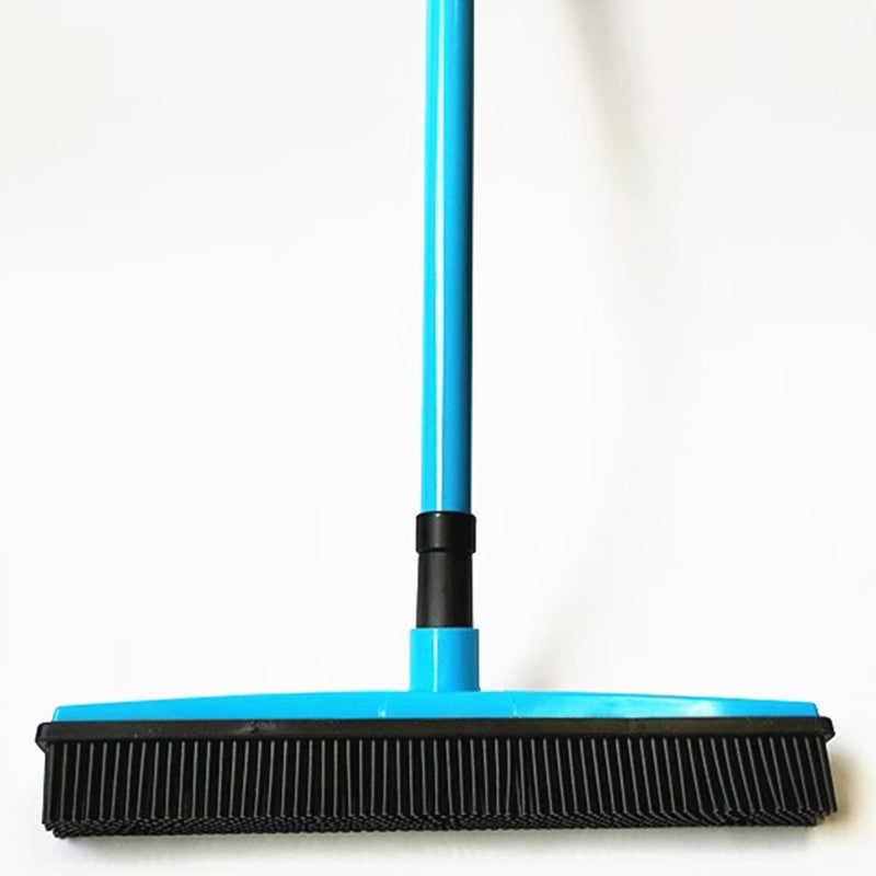 Pet Hair Removal Rubber Broom in Durable TPR for Carpets, Floors and Windows