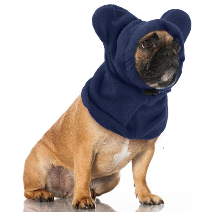 Fleece winter hats for cats and dogs in three colours