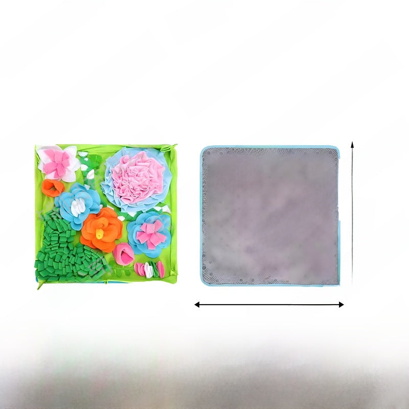Dog Puzzle Snuffle Mat for Slow Feeding - Mental Stimulation Sniffing Pad in Many Shapes