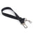 Adjustable nylon pet car seat belt lead with alloy clip in blue, view 7
