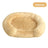 Fluffy round nest pet bed in many colours, extra detail view
