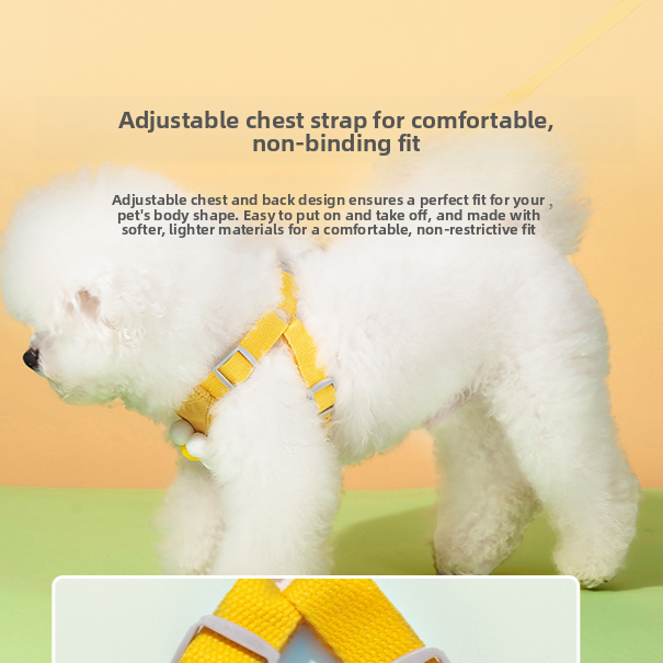 Pattern vest harness and lead set, 4 sizes available